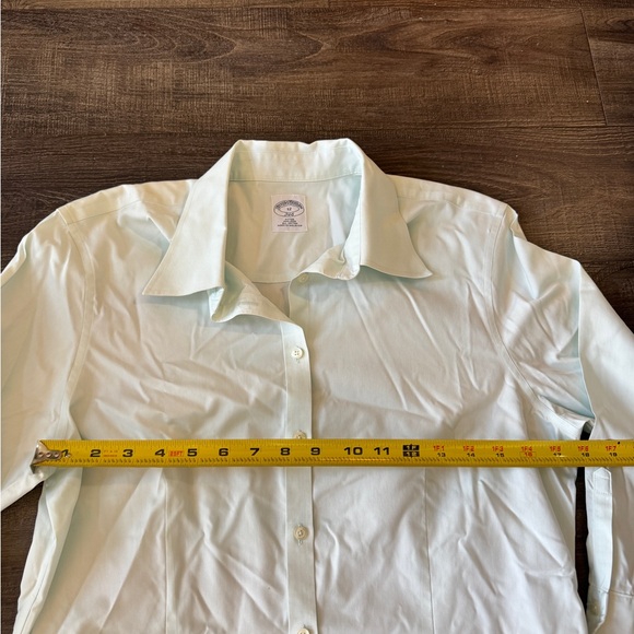 Brooks Brothers Mint Green Dress Shirt - Picture 8 of 9